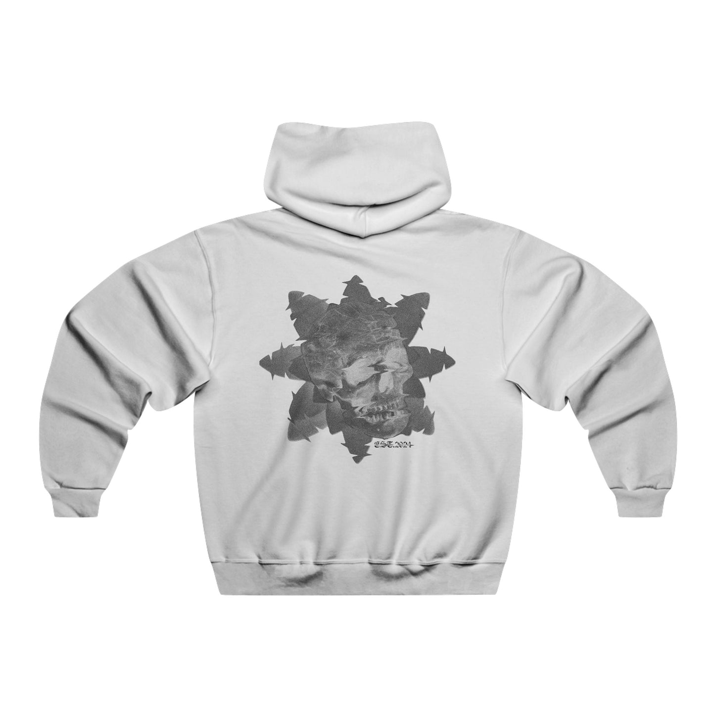 S&E Skullandlotus Hooded Sweatshirt